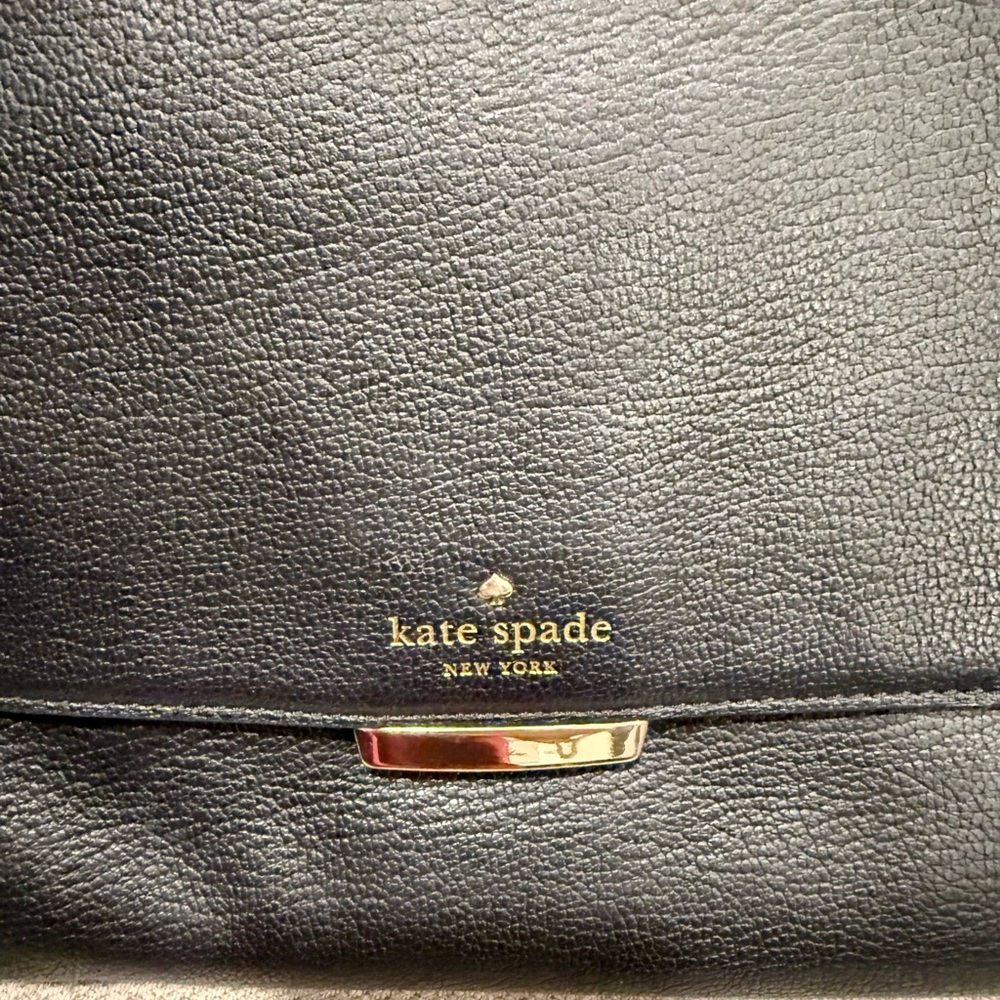 Kate Spade Black Leather Shoulder Bag - Picture 3 of 5